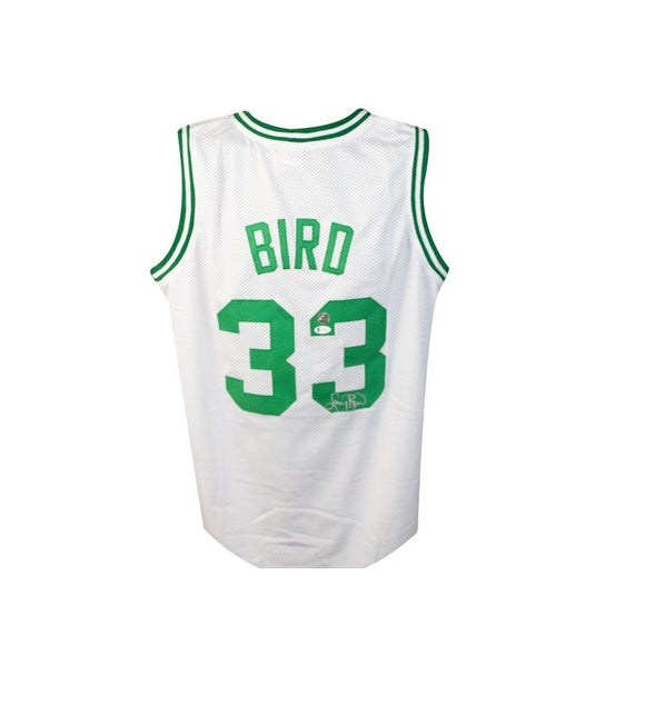 Larry Bird Authographed Celtics Basketball Jersey w/ COA