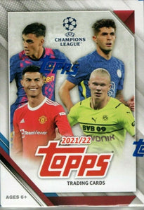 2021-22 Topps UEFA Champion's League UCL Soccer cards - Blaster Box
