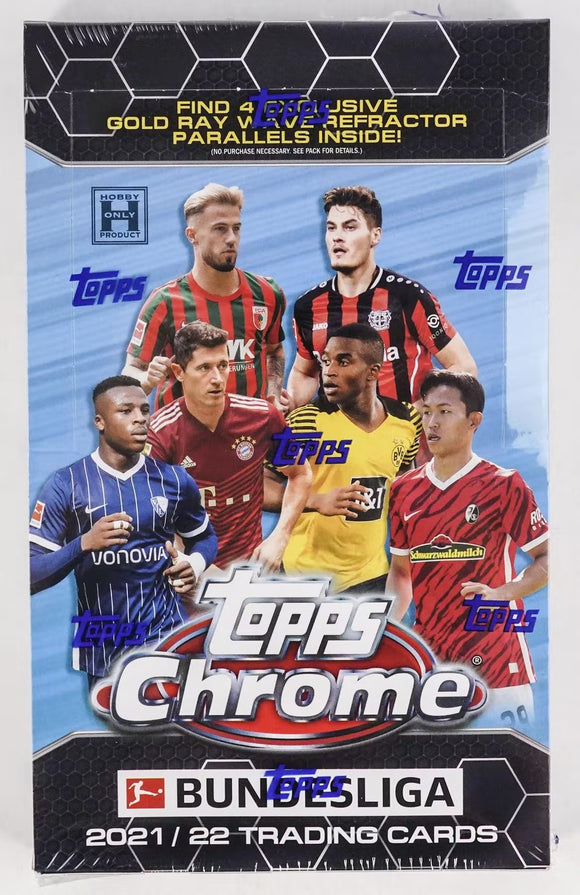 2021-22 Topps Chrome Bundesliga Soccer - Hobby Lite Box