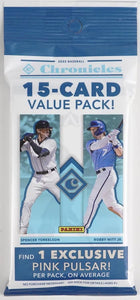 2022 Panini Chronicles MLB Baseball cards - Cello/Fat/Value Pack