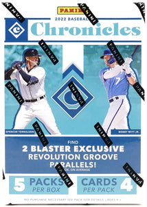 2022 Panini Chronicles MLB Baseball cards - Blaster Box