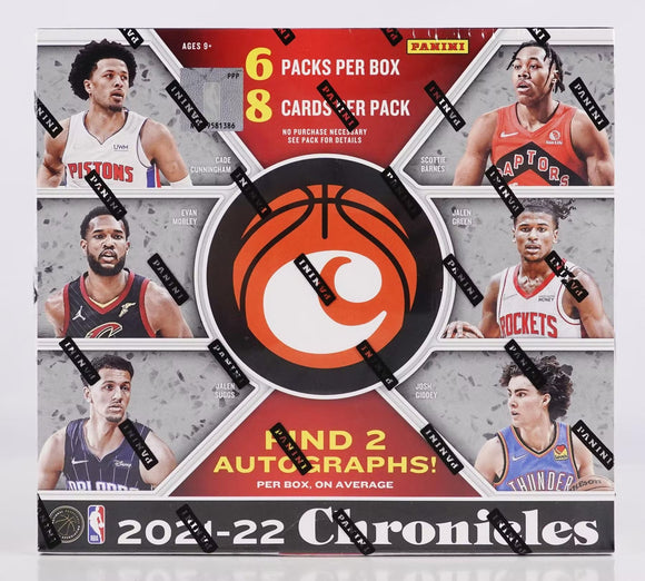 2021-22 Panini Chronicles NBA Basketball cards - Hobby Box