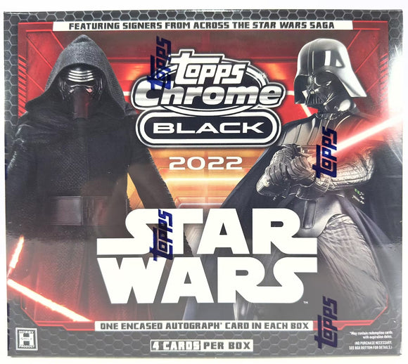 Topps Chrome Black Star Wars (2022) - Hobby Box