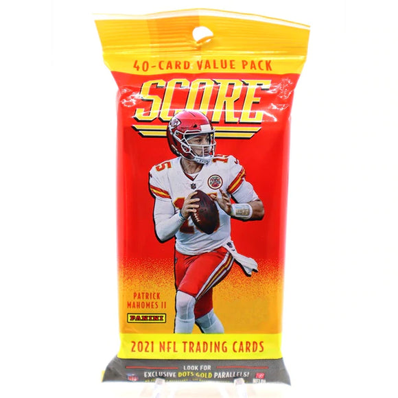 2021 Panini Score NFL Football cards - Cello/Fat/Value Pack