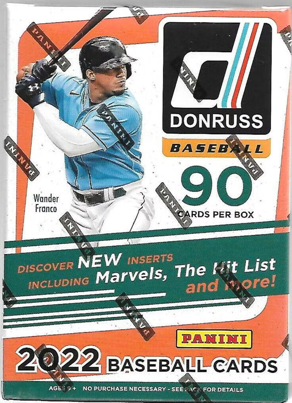 2022 Panini Donruss MLB Baseball cards - Blaster Box
