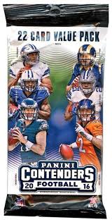 2016 Panini Contenders NFL Football - Cello/Fat/Value Pack