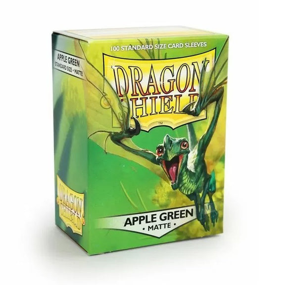 Dragon Shield Deck Sleeves - Matte Apple Green (100ct)