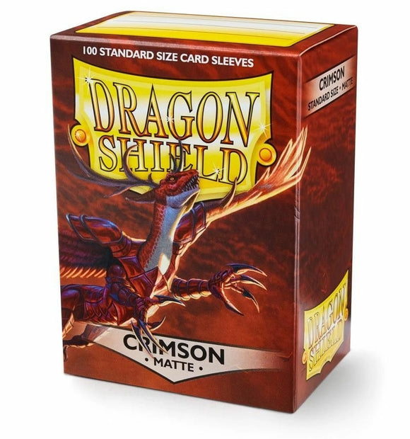 Dragon Shield Deck Sleeves - Matte Crimson (100ct)