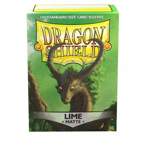 Dragon Shield Deck Sleeves - Matte Lime (100ct)