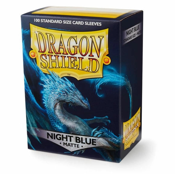 Dragon Shield Deck Sleeves - Matte Night Blue (100ct)