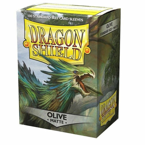 Dragon Shield Deck Sleeves - Matte Olive (100ct)