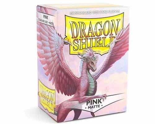 Dragon Shield Deck Sleeves - Matte Pink (100ct)