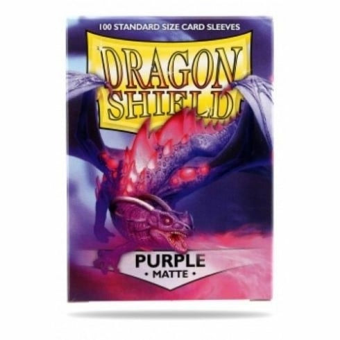 Dragon Shield Deck Sleeves - Matte Purple (100ct)
