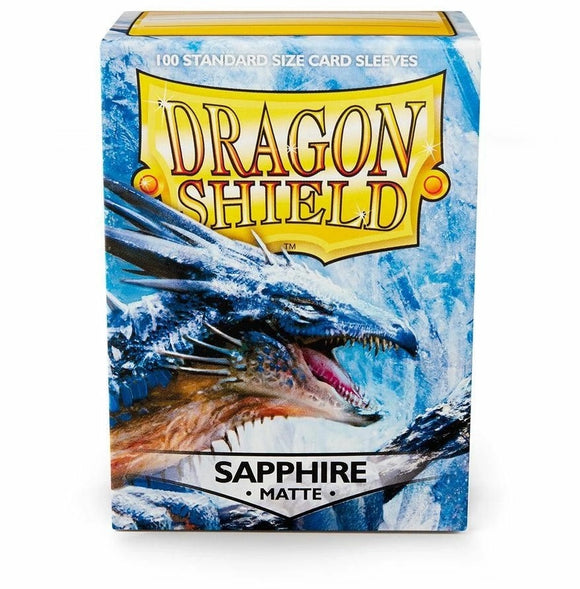 Dragon Shield Deck Sleeves - Matte Sapphire (100ct)
