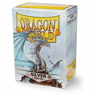 Dragon Shield Deck Sleeves - Matte Silver (100ct)