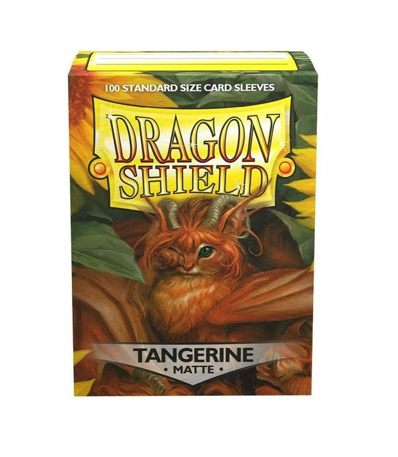 Dragon Shield Deck Sleeves - Matte Tangerine (100ct)