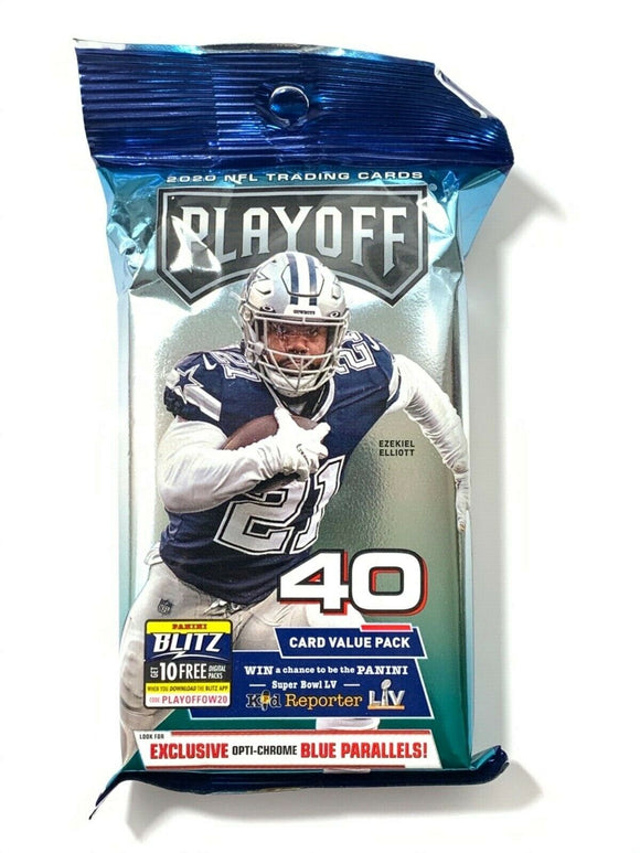 2020 Panini Playoff NFL Football - Cello/Fat/Value Pack