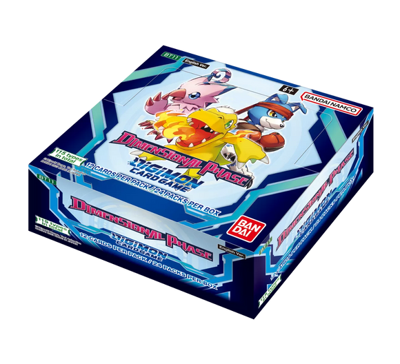 Digimon Card Game BT11 Dimensional Phase - Booster Box (24ct)