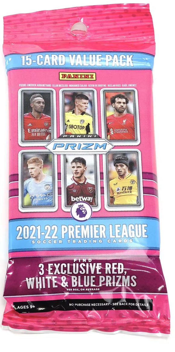 2021-22 Panini Prizm EPL Soccer cards - Cello/Fat/Value Pack