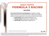 2022 Topps Formula One (F1) Racing Trading Cards - Hobby Box