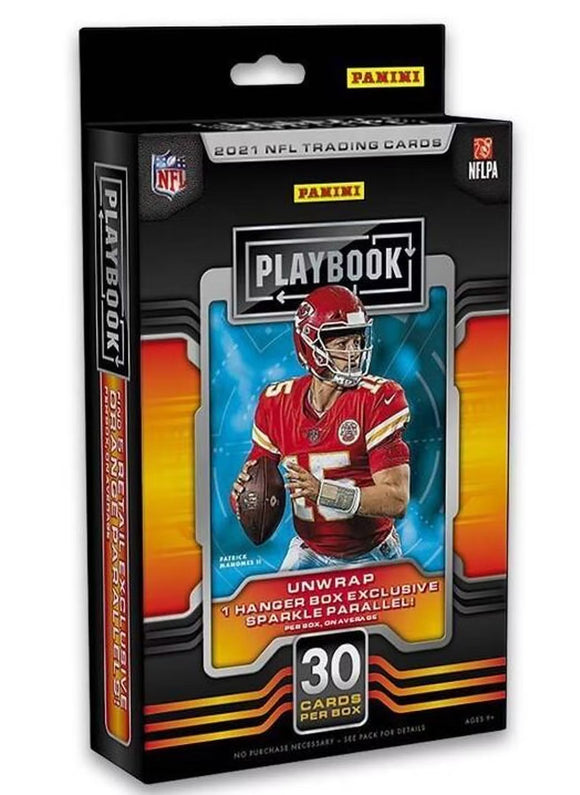 2021 Panini Playbook NFL Football cards - Hanger Box