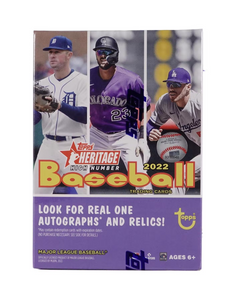2022 Topps Heritage High Number MLB Baseball cards - Blaster Box