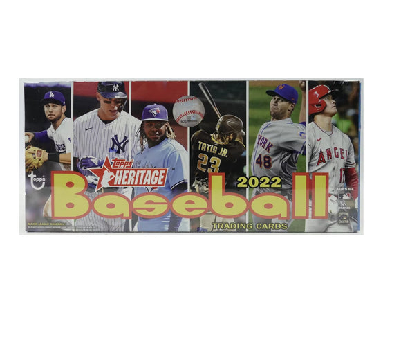 2022 Topps Heritage MLB Baseball cards - Hobby Box