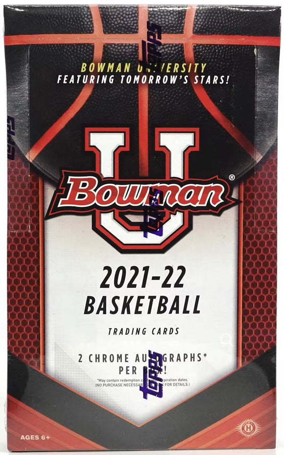 2021-22 Topps Bowman University Basketball cards - Hobby Box
