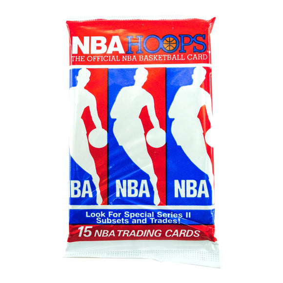 1990-91 NBA Hoops Series 2 NBA Basketball - Hobby Pack