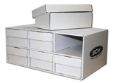 BCW Shoe Box House Cardboard Storage Box - 6 spaces