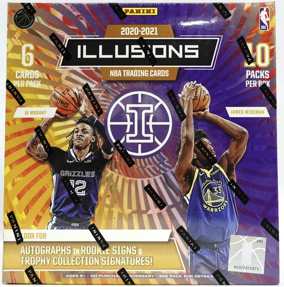 2020-21 Panini Illusions NBA Basketball cards - Mega Box