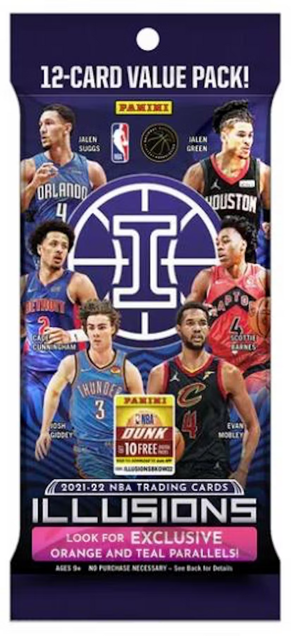 2021-22 Panini Illusions NBA Basketball - Cello/Fat/Value Pack