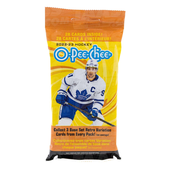 2022-23 Upper Deck O-Pee-Chee NHL Hockey - Cello/Fat/Value Pack
