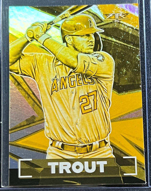 Mike Trout - 2021 Topps Fire Gold Minted #1