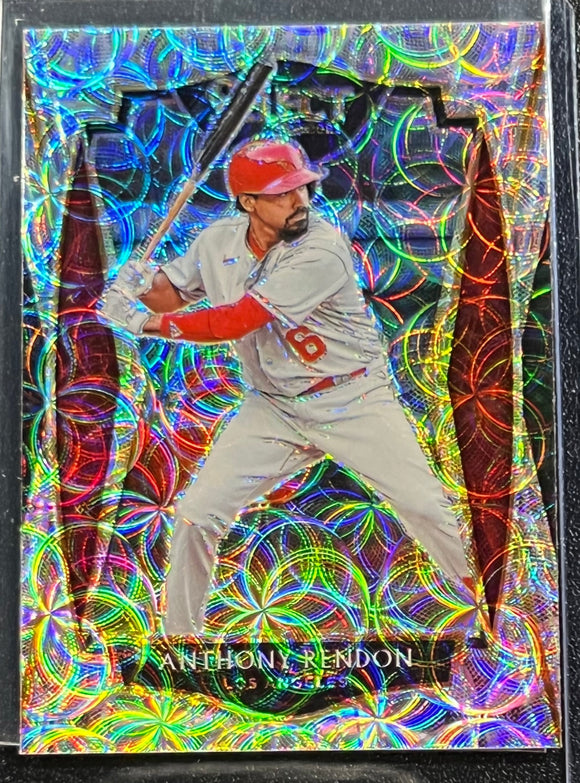 Anthony Rendon - 2021 Panini Select Baseball Premier Level Scope Silver #157