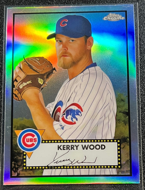 Kerry Wood - 2021 Topps Chrome Platinum Anniversary Baseball  REFRACTOR #482