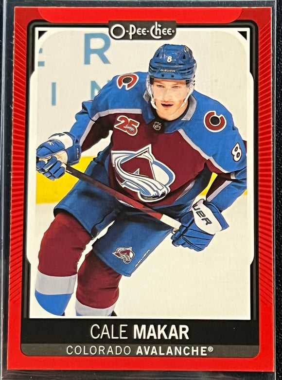 Cale Makar - 2021-22 O-Pee-Chee Hockey Red #96