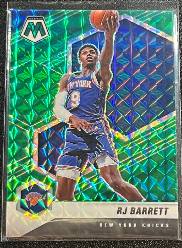 RJ Barrett - 2020-21 Panini Mosaic Basketball GREEN #68