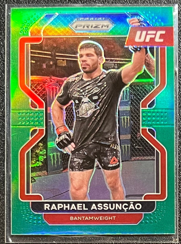 Raphael Assuncao - 2022 Panini Prizm UFC Green #102