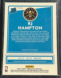 RJ Hampton RC - 2020-21 Panini Donruss Optic Basketball RATED ROOKIE BLUE VELOCITY #174