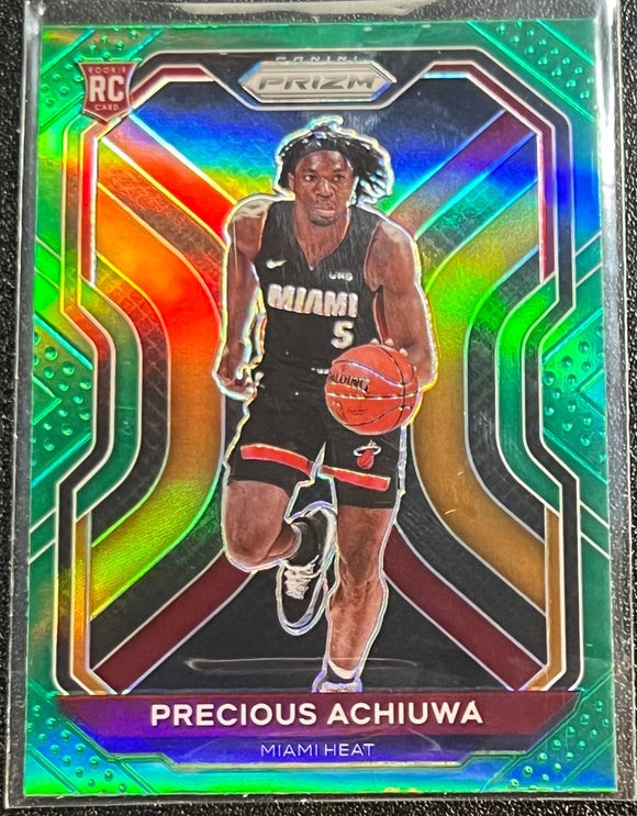 Precious Achiuwa RC - 2020-21 Panini Prizm Basketball GREEN #294