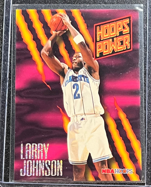 Larry Johnson - 1995 Hoops Basketball HOOPS POWER #PR-5