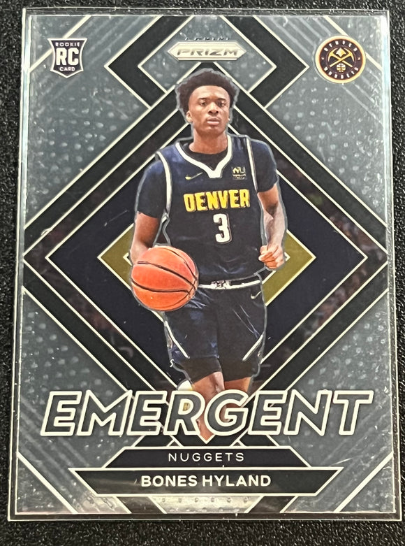 Bones Hyland RC - 2021-22 Panini Prizm Basketball EMERGENT #11