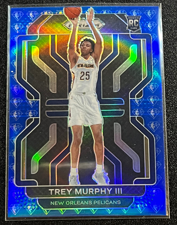 Trey Murphy III - 2021-22 Panini Prizm Basketball 75TH ANNIVERSARY BLUE DIAMOND #288