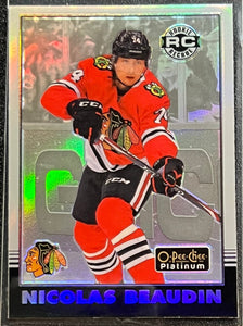 Nicolas Beaudin - 2020-21 O-Pee-Chee Platinum Hockey Rainbow Rookie #R-92