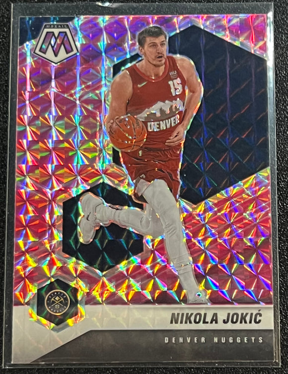 Nikola Jokic - 2020-21 Panini Mosaic Basketball PINK CAMO #21