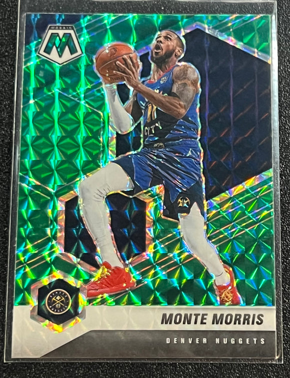 Monte Morris - 2020-21 Panini Mosaic Basketball GREEN #87