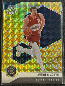 Nikola Jokic - 2020-21 Panini Mosaic Basketball YELLOW #21