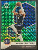 Kristaps Porzingis  - 2020-21 Panini Mosaic Basketball GREEN #74