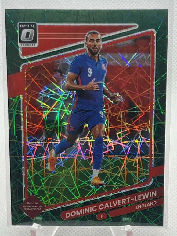 Dominic Calvert-Lewin - 2021-22 Panini Donruss Soccer Green Laser #49